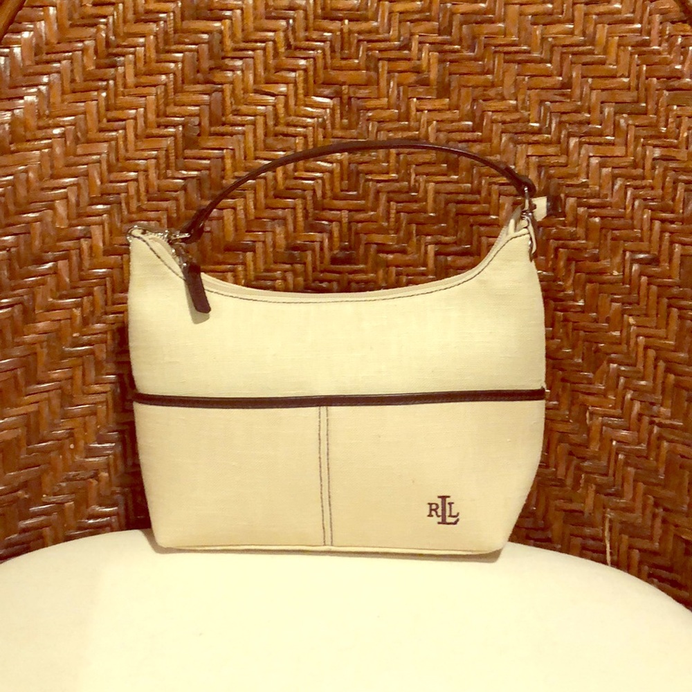 Ralph Lauren small canvas bag NWOT